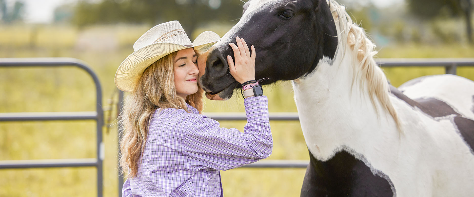 Kara with horse 